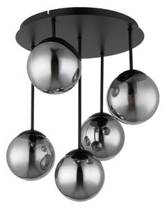 Globo 47441-5S - Повърхностно монтиран полилей HARMON 5xE14/25W/230V черен
