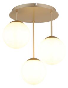 Globo 47441-3CH - Повърхностно монтиран полилей HARMON 3xE14/25W/230V месинг