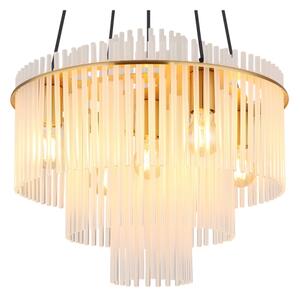 Globo 15698H1M - Полилей на кабел GORLEY 5xE27/60W/230V златист