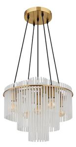 Globo 15698H1M - Полилей на кабел GORLEY 5xE27/60W/230V златист