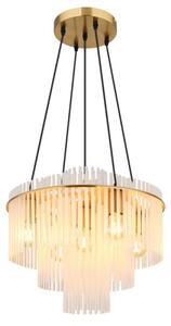 Globo 15698H1M - Полилей на кабел GORLEY 5xE27/60W/230V златист