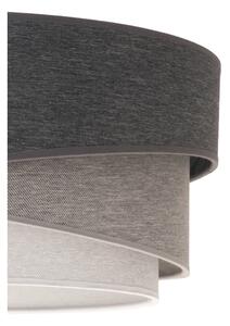 Duolla - Пендел KOBO 1xE27/15W/230V Ø 45 см антрацит/сив/бял
