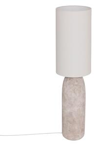 Atmosphera - Подова лампа KEYAH 1xE27/40W/230V 111 cm сива