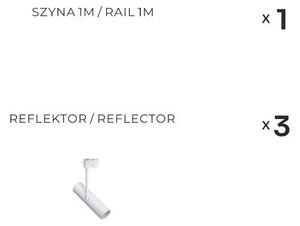 Zuma Line 3557 - Точково осветително тяло за шинна система LISA 3xGU10/35W/230V бяло