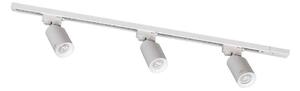 Zuma Line 3555 - Точково осветително тяло за шинна система TORE 3xGU10/35W/230V бяло