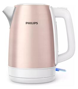 Електрическа кана Philips HD9350/96, вместимост 1.7 l, неръждаема стомана, 1850W, розово злато