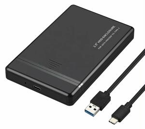 Кутия DeTech 17865, за SATA 2.5" HDD, USB 3.2 Type-C, черна