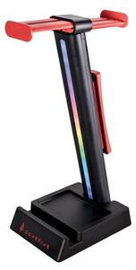 Поставка за слушалки SureFire Vinson N1, противоплъзгаща гумена основа, RGB подсветка, черна