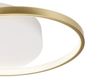 Димируем плафон BENITO LED/31W/230V 3000-6500K бял/златист