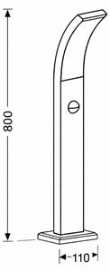 Brilagi - LED външна лампа с сензор ARCELO LED/9W/230V 80 см IP44