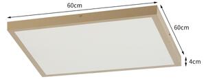 Brilagi - димируемо LED осветително тяло за баня FRAME SMART LED/50W/230V 60x60 IP44 + дистанционно управление