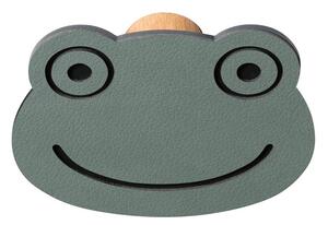 Сиво-зелена стенна стоманена кука Frog Dot Nupo – LIND DNA
