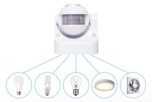 Aigostar - Екстериорен инфрачервен сензор за двжение 230V IP44 бял