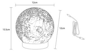 Globo 28078 - LED настолна лампа SOONA 25xLED/0,06W/USB 600 mAh