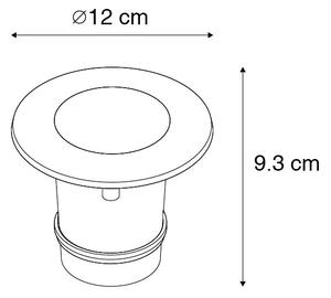 Модерен външен наземно сиво, включително LED IP67 - Ceci 2