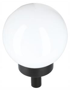 LED соларна лампа LED/1,2V 6500K 200 mAh диаметър 10 см IP44 бяла/черна