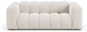 Кремав шенилов диван 200 cm Lupine – Micadoni