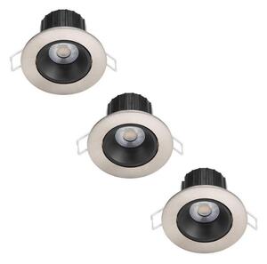 Philips - К-кт 3бр. LED димируеми лунички за баня ABROSA LED/9W/230V IP44