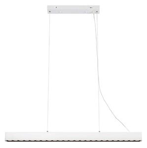 Бяло LED висящо осветително тяло с метален абажур Plano – Markslöjd