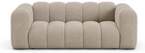 Бежов шенилов диван 200 cm Lupine – Micadoni