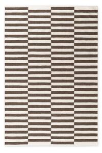 Бял/кафяв двустранен/ръчно изработен вълнен килим 200x300 cm Vika – Hanse Home