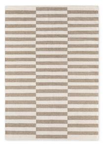 Бял/сив двустранен/ръчно изработен вълнен килим 120x180 cm Vika – Hanse Home