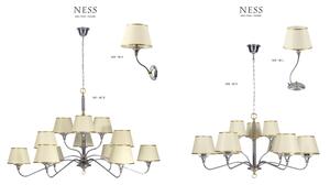 Jupiter 1411 - NESS NE 12 - Полилей на въже, кабел 12xE27/60W/230V