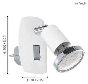 Eglo 92925 - LED Лампа за контакт MINI 4 1xGU10-LED/3W/230V
