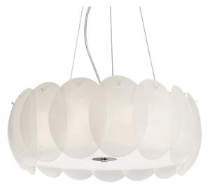 Ideal Lux - Полилей на кабел OVALINO 8xE27/60W/230V Ø 55 cm бял