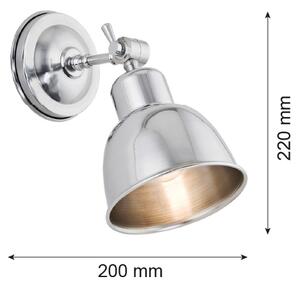Argon 3172 - Стенна лампа EUFRAT 1xE27/60W/230V