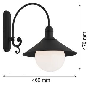 Argon 3286 - Стенна лампа ERBA BIS 1xE27/60W/230V