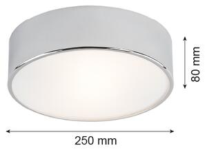 Argon 3083 - Плафон DARLING 2xE27/15W/230V Ø 25 см сребрист