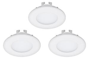 Eglo 94732 - Комплект от 3 вградени LED осветителни тела FUEVA 1 1xLED/2,7W/230V