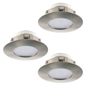 Eglo 95816 - Комплект от 3 LED вградени осветителни тела PINEDA LED/6W/230V