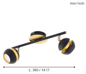 Eglo 95483 - LED Прожектор, луна NOCITO 2xGU10-LED/4W/230V