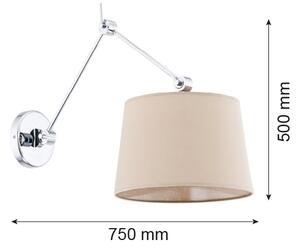 Argon 3546 - Стенна лампа ZAKYNTOS 1xE27/60W