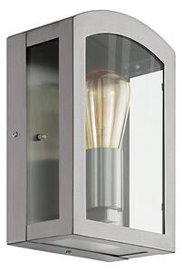 Eglo 97477 - Екстериорна Стенна лампа PARETTA 1xE27/60W/230V матов хром IP44