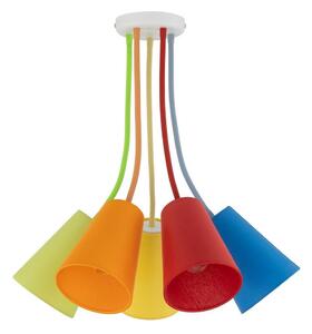 Полилей на пръчка WIRE COLOUR 5xE27/60W/230V