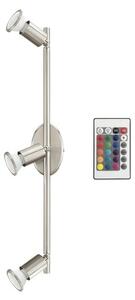 Eglo 75385 - LED RGB Димируем спот BUZZ-C 3xGU10/4W/230V
