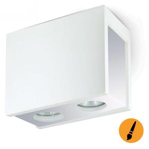Таванна Точково осветително тяло PURO хромE 2xGU10/25W/230V
