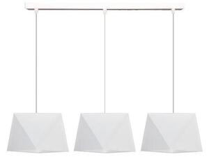 Полилей на верижка DIAMENT 3xE27/60W/230V бяла