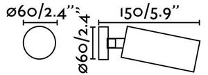 FARO 43722 - Точково осветително тяло STAN 1xGU10/8W/230V бяла