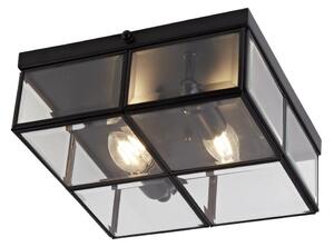 Searchlight - Таванна лампа FLUSH 2xE14/40W/230V черна