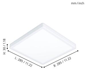 Eglo 99268 - LED плафон за баня FUEVA 5 LED/20W/230V IP44