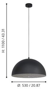 Eglo 99452 - Полилей на въже GAETANO 1xE27/40W/230V
