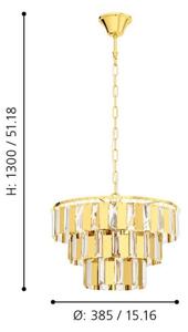 Eglo 99098 - Висящ полилей ERSEKA 5xE14/40W/230V
