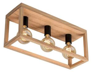 Spot-Light 9154374 - Плафон KAGO 3xE27/60W/230V матов дъб