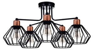 Прикрепен полилей PORTO 5xE27/40W/230V