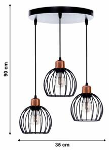 Полилей на въже CELTA 3xE27/40W/230V