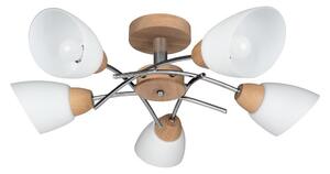 Spot-Light 8141574 - Полилей за повърхностен монтаж VILETTA 5xE27/40W/230V